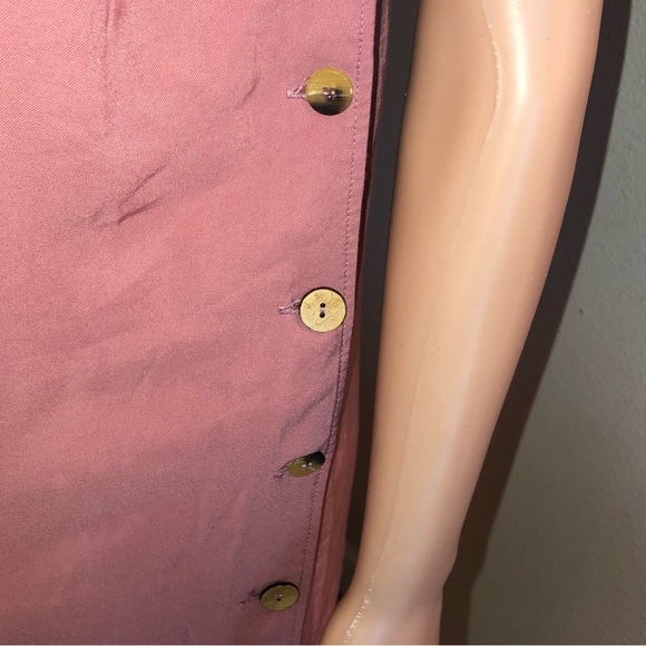 TOPSHOP•SIZE-6•BLUSH COLORED•TIE STRAPS•BUTTON SIDE•MINI DRESS 3 for $15 - Picture 6 of 13